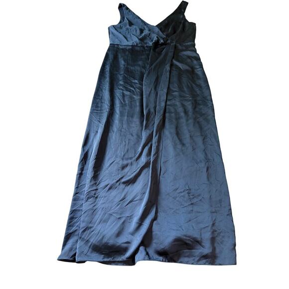 NWOT After Size Formal Gown DRAPED TULIP BRIDESMAID DRESS Size 22 W Blue - Picture 3 of 12